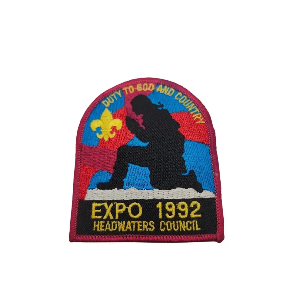 1992 Boy Scouts Headwaters Council EXPO Patch - Duty to God and Country BSA